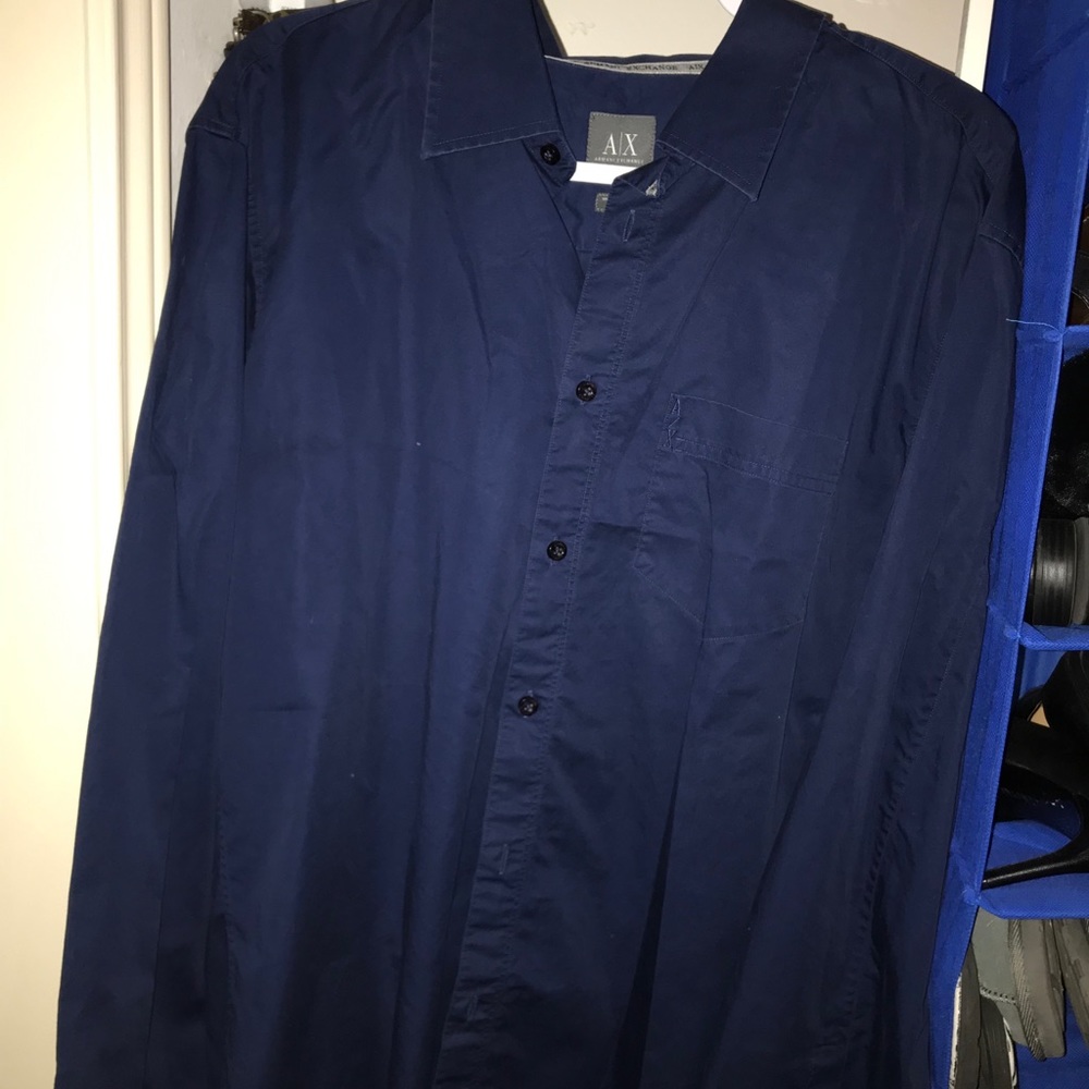 AX Men’s Casual Button Down shirt